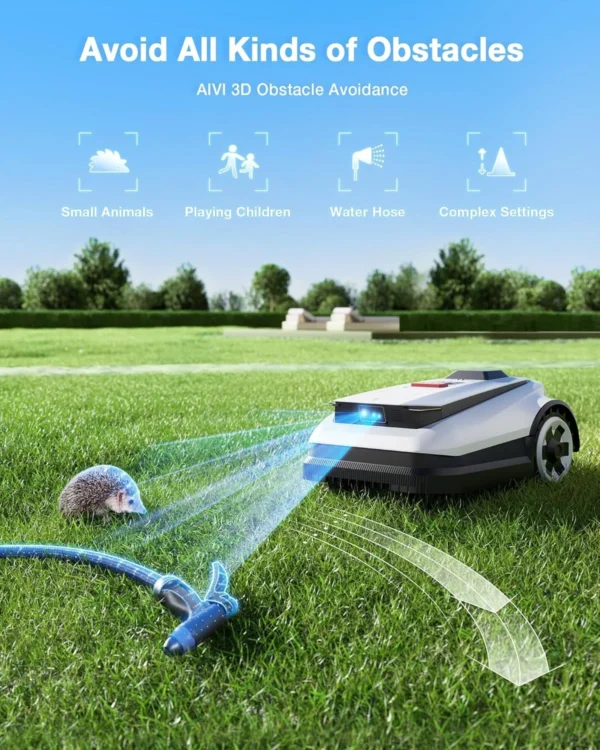 Ecovacs GOAT A1600 RTK robotska kosilnica (do 1600m2, LELS™ GPS navigacija, naklon do 50%, širina košnje 33cm, 400m2/h) - Image 13