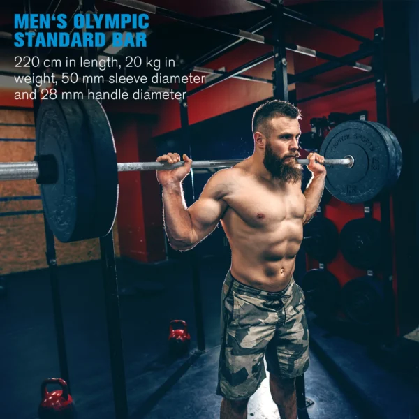 Capital Sport Hybrid Men olimpijska palica za uteži - Image 5