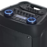MANTA SPK1202B250 KRIOS prenosni KARAOKE zvočnik, Bluetooth, TWS, Equalizer, polnilna baterija, Super Bass, USB / microSD / AUX / MIC-in, + mikrofon, + daljinec, črn - Image 2