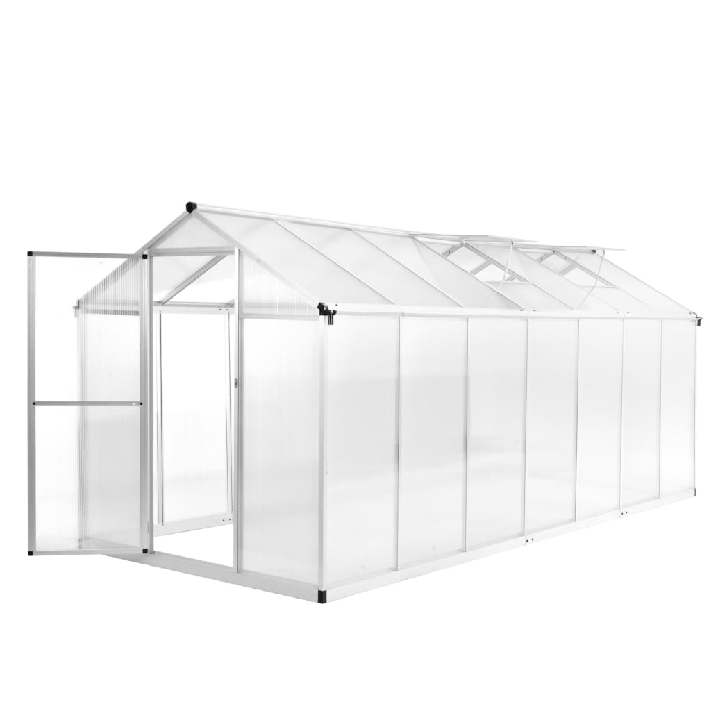 Rastlinjak iz aluminija 421x190x195 cm 15,6 m³