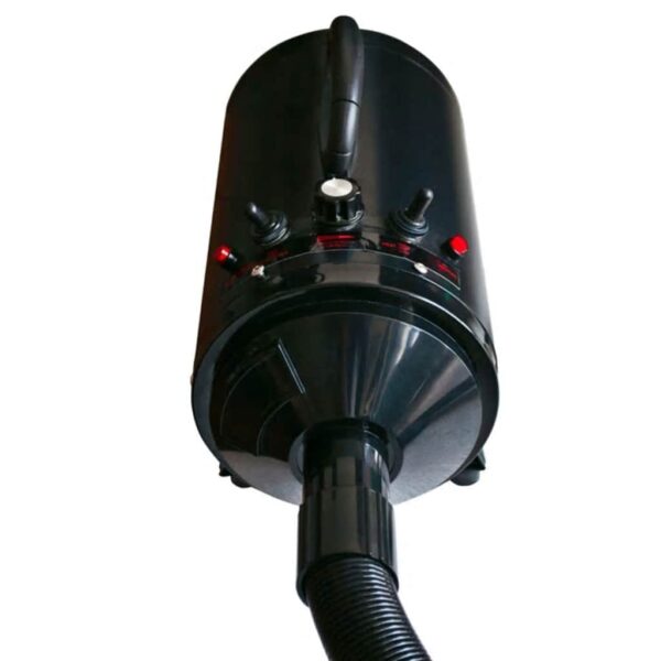 Sušilnik fen za pse s 3 šobami črn 2400 W - Image 3