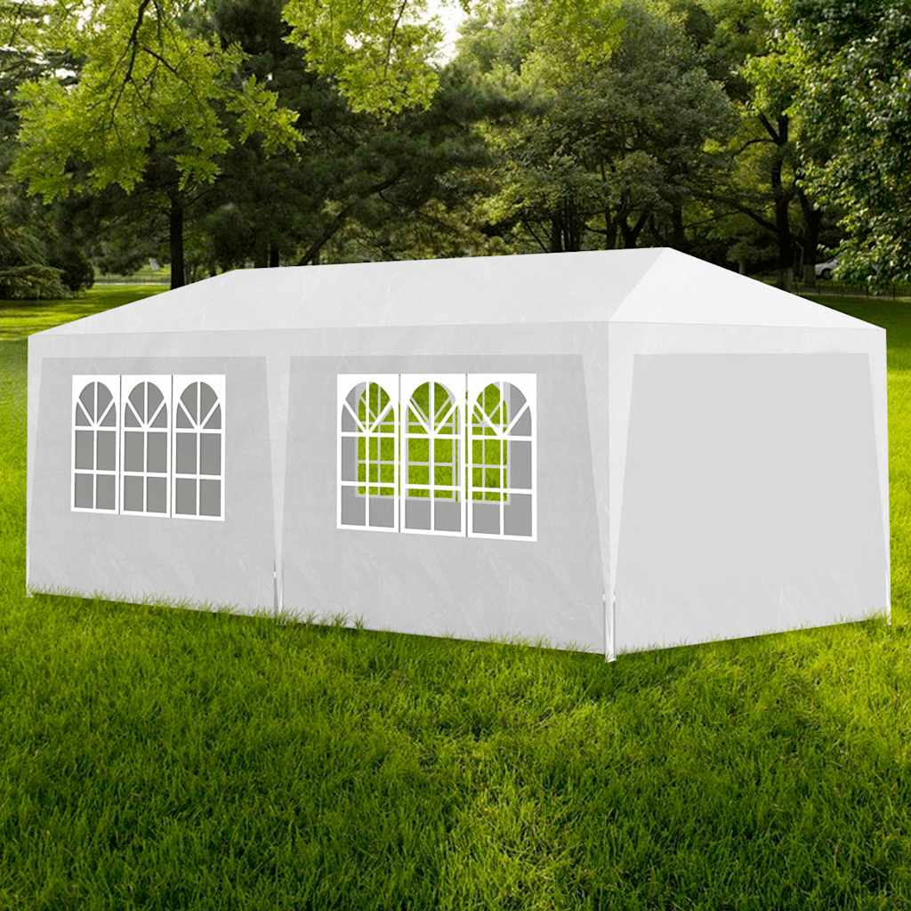 Vrtni šotor 3×6 m bel