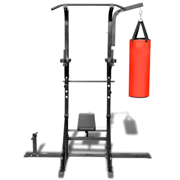 Fitnes naprava Power Tower s klopjo in boksarsko vrečo - Image 2