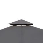 Paviljon s streho 3x3 m temno siv - Image 3