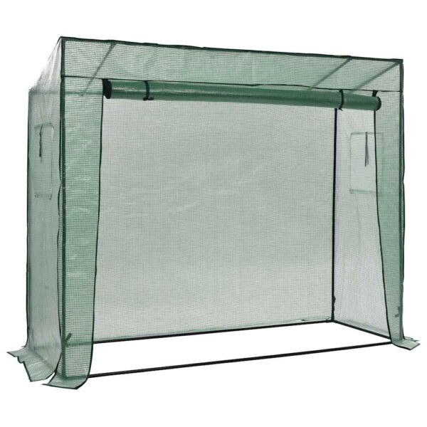 Rastlinjak z vhodom 200x80x173 cm - Image 2