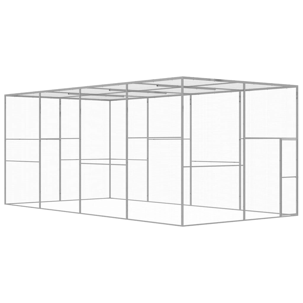 Mačja kletka 6x3x2,5 m pocinkano jeklo