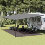 Preproga za šotor 400x800 cm antracit HDPE