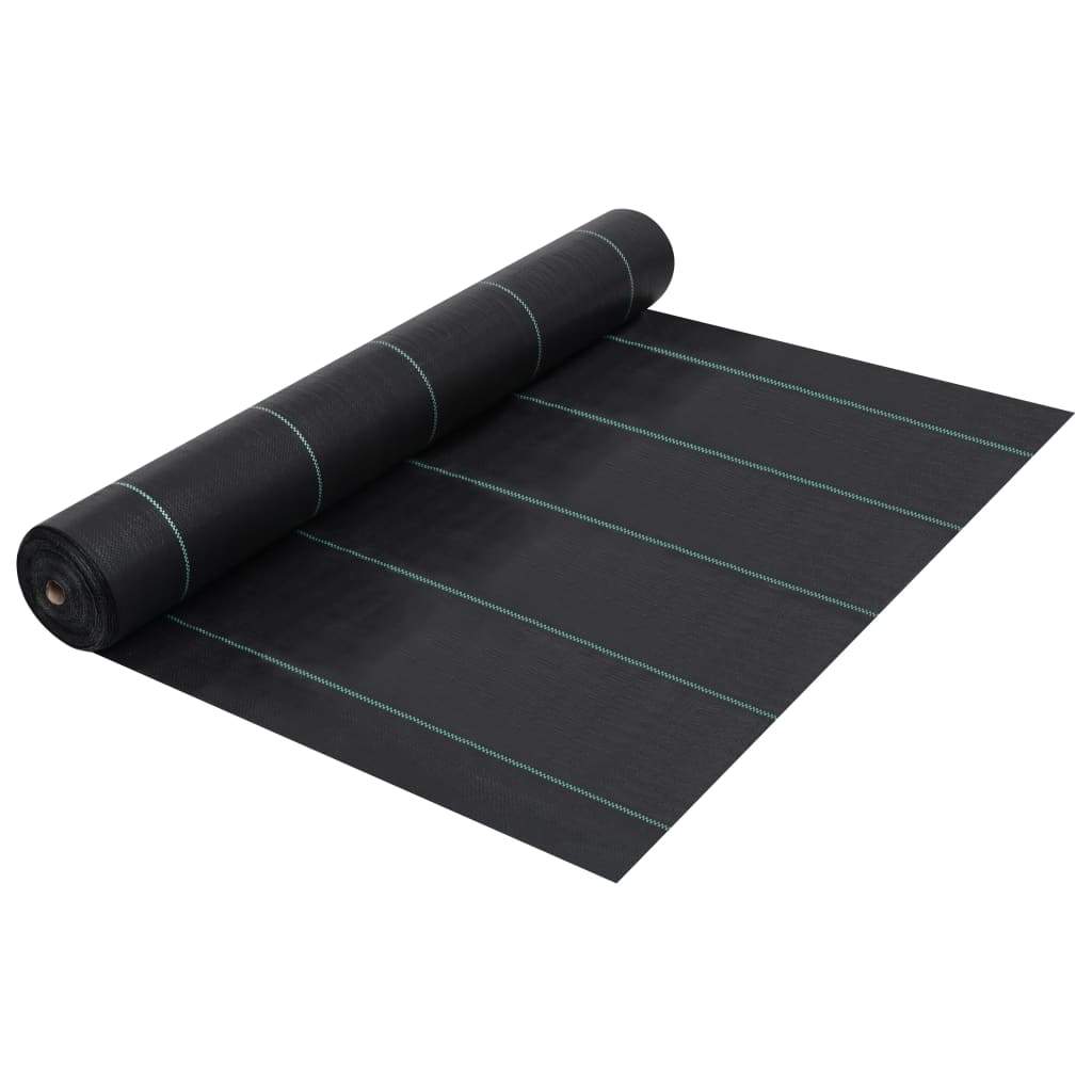 Tkanina proti plevelu in koreninam mat črna 2×100 m PP