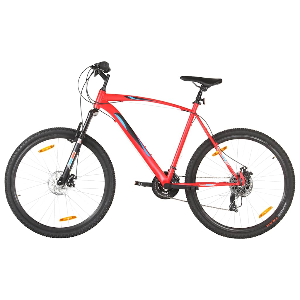Gorsko kolo z 21 prestavami 29″ kolo 53 cm okvir rdeče