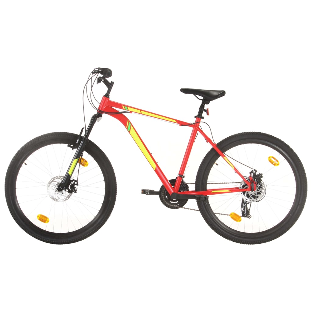 Gorsko kolo z 21 prestavami 27,5″ kolo 50 cm rdeče