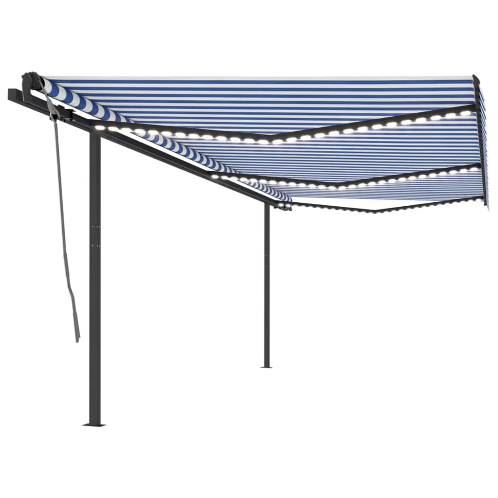 Avtomatska tenda LED + senzor 6×3,5 cm modra in bela