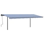 Avtomatska tenda LED + senzor 6x3,5 cm modra in bela - Image 2