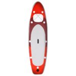 Napihljiva SUP deska rdeče barve 300x76x10 cm - Image 3