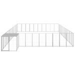 Pasji boks srebrn 37,51 m² jeklo - Image 2