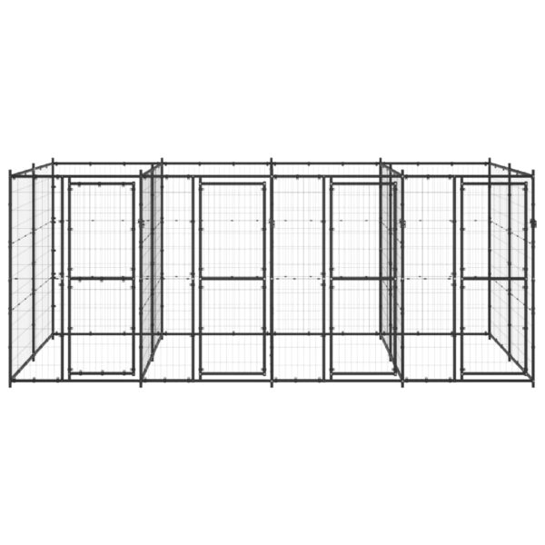 Zunanji pasji boks jeklo 9,68 m² - Image 2
