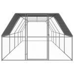 Zunanji kokošnjak 3x10x2 m pocinkano jeklo - Image 2