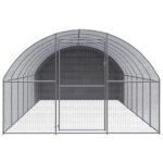 Zunanji kokošnjak 3x8x2 m pocinkano jeklo - Image 2