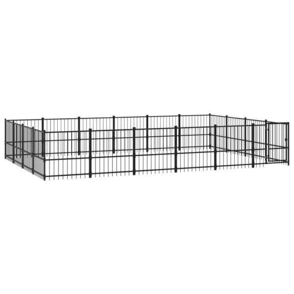 Zunanji pasji boks jeklo 22,58 m² - Image 2