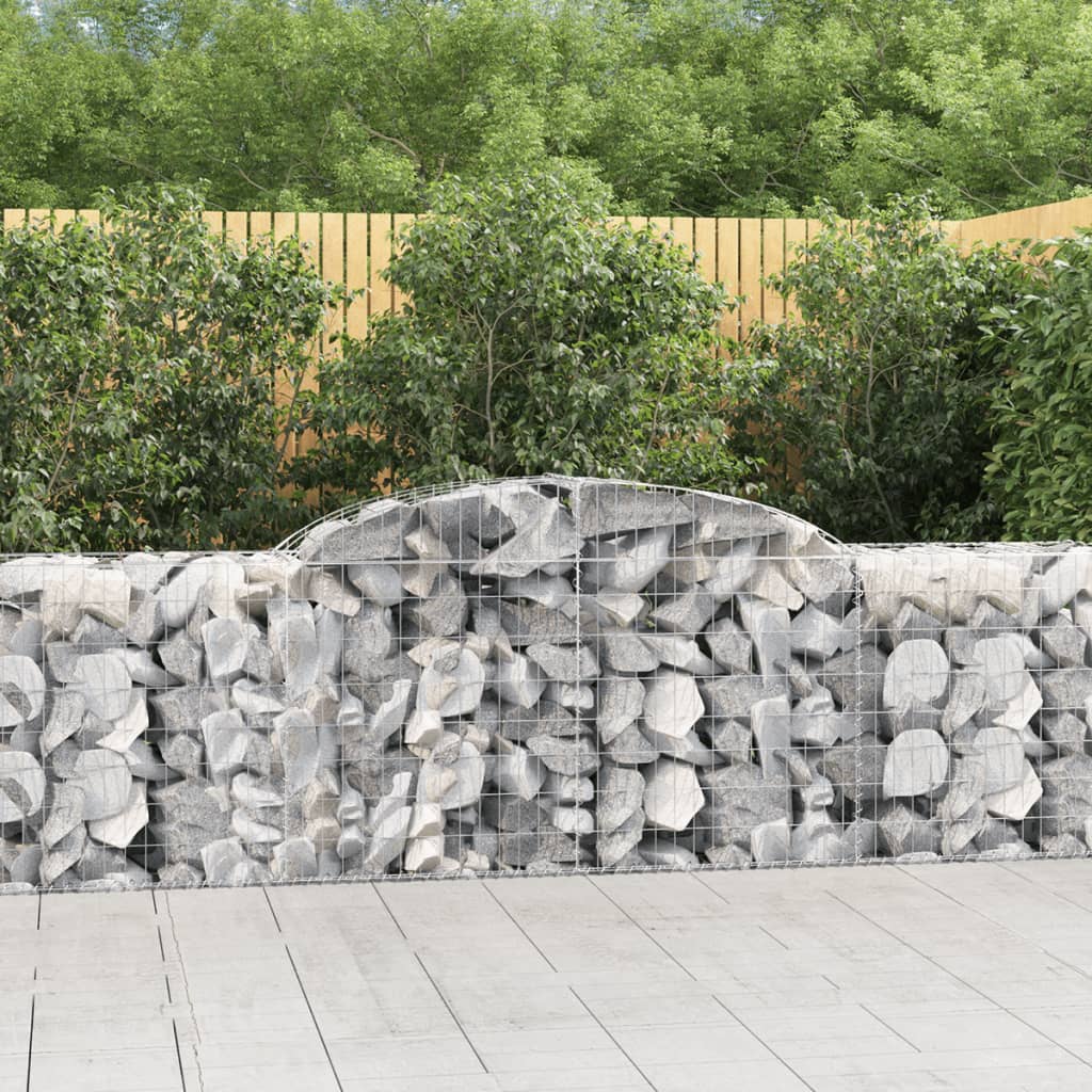 Obokane gabion košare 20 kosa 300x50x80/100 cm pocinkano železo