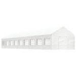 Paviljon s streho bel 20,07x4,08x3,22 m polietilen