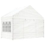 Paviljon s streho bel 20,07x4,08x3,22 m polietilen - Image 3