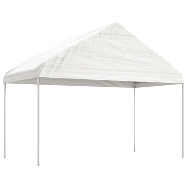 Paviljon s streho bel 17,84x4,08x3,22 m polietilen - Image 2
