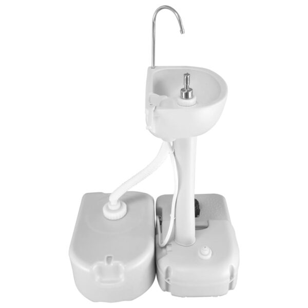 Prenosni rezervoar za vodo z adapterjem 24 L siv - Image 2