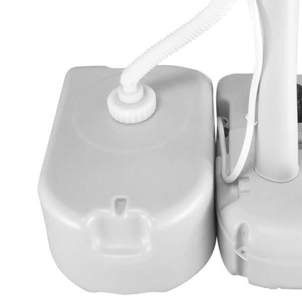 Prenosni rezervoar za vodo z adapterjem 24 L siv - Image 3