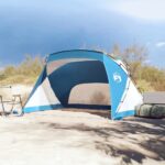 Šotor za na plažo moder 274x178x170/148 cm 185T poliester - Image 3