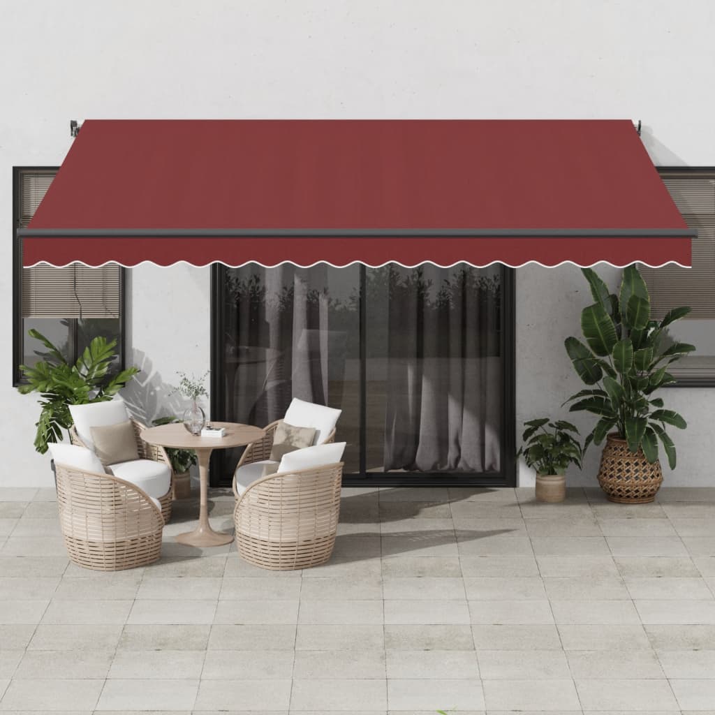 Avtomatsko zložljiva tenda LED bordo 450×350 cm