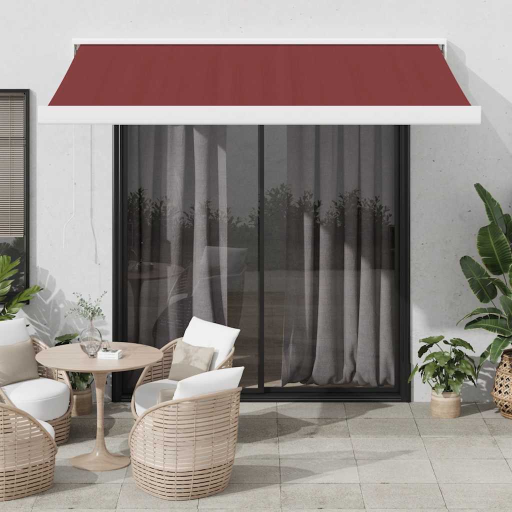 Avtomatsko zložljiva tenda bordo 300×250 cm