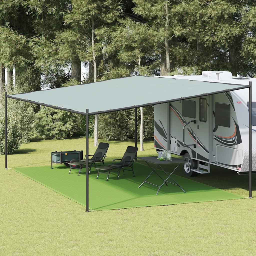 Preproga za šotor svetlo zelena 400×700 cm HDPE
