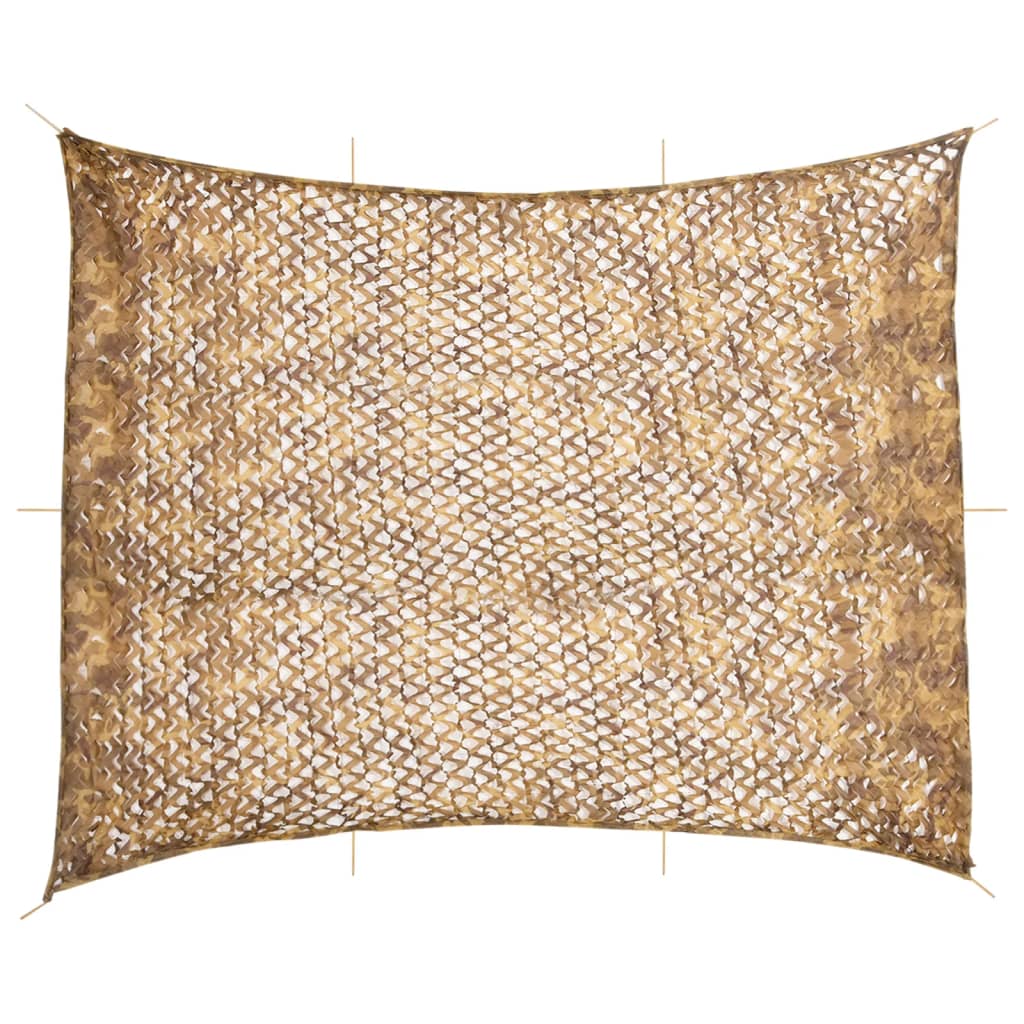Maskirna mreža z vrečko za shranjevanje 618×512 cm peščena