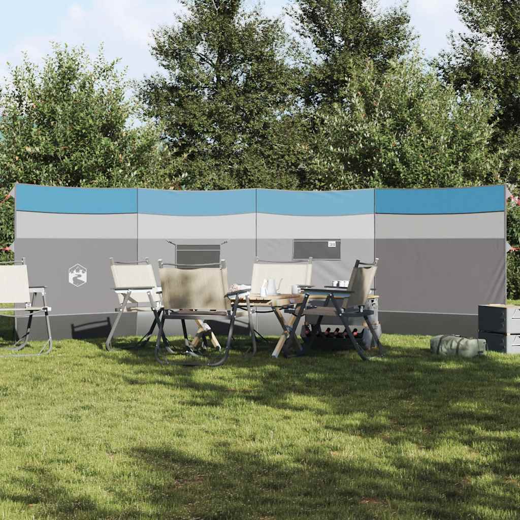 Vetrobran za kampiranje moder 510×153 cm vodoodporen
