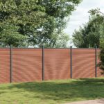 Ograjni panel rjav 526x186 WPC