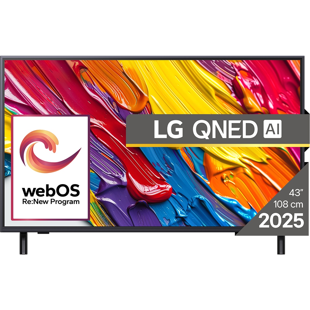 LG 43QNED82A3B 4K AI Smart TV (model 2025/26)