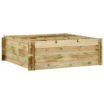 Visoka greda impregnirana borovina 120x120x40 cm