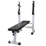 Vadbena klop s kompletom uteži in stojalom 60,5 kg - Image 2