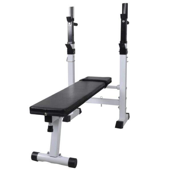 Vadbena klop s kompletom uteži in stojalom 60,5 kg - Image 2