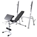 Vadbena klop s kompletom uteži in stojalom 60,5 kg - Image 2