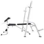 Vadbena klop s kompletom uteži in stojalom 60,5 kg - Image 3