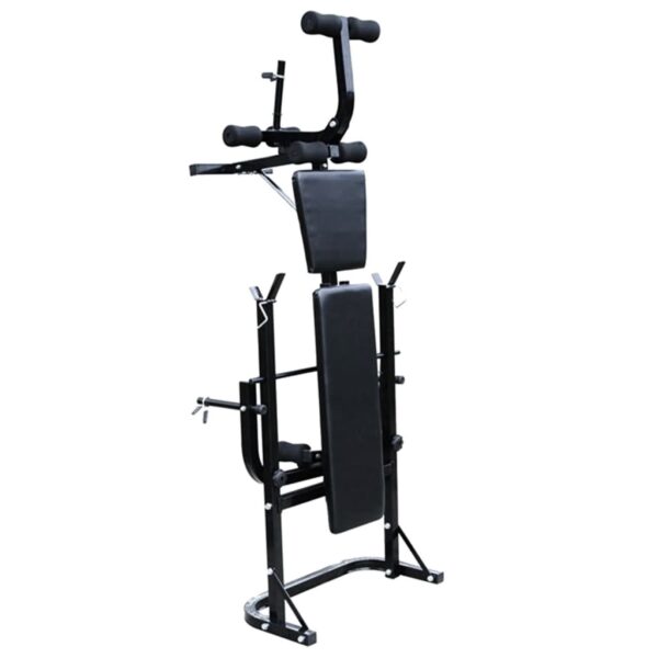 Vadbena klop s kompletom uteži in stojalom 60,5 kg - Image 3