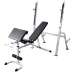 Vadbena klop s kompletom uteži in stojalom 90 kg - Image 2