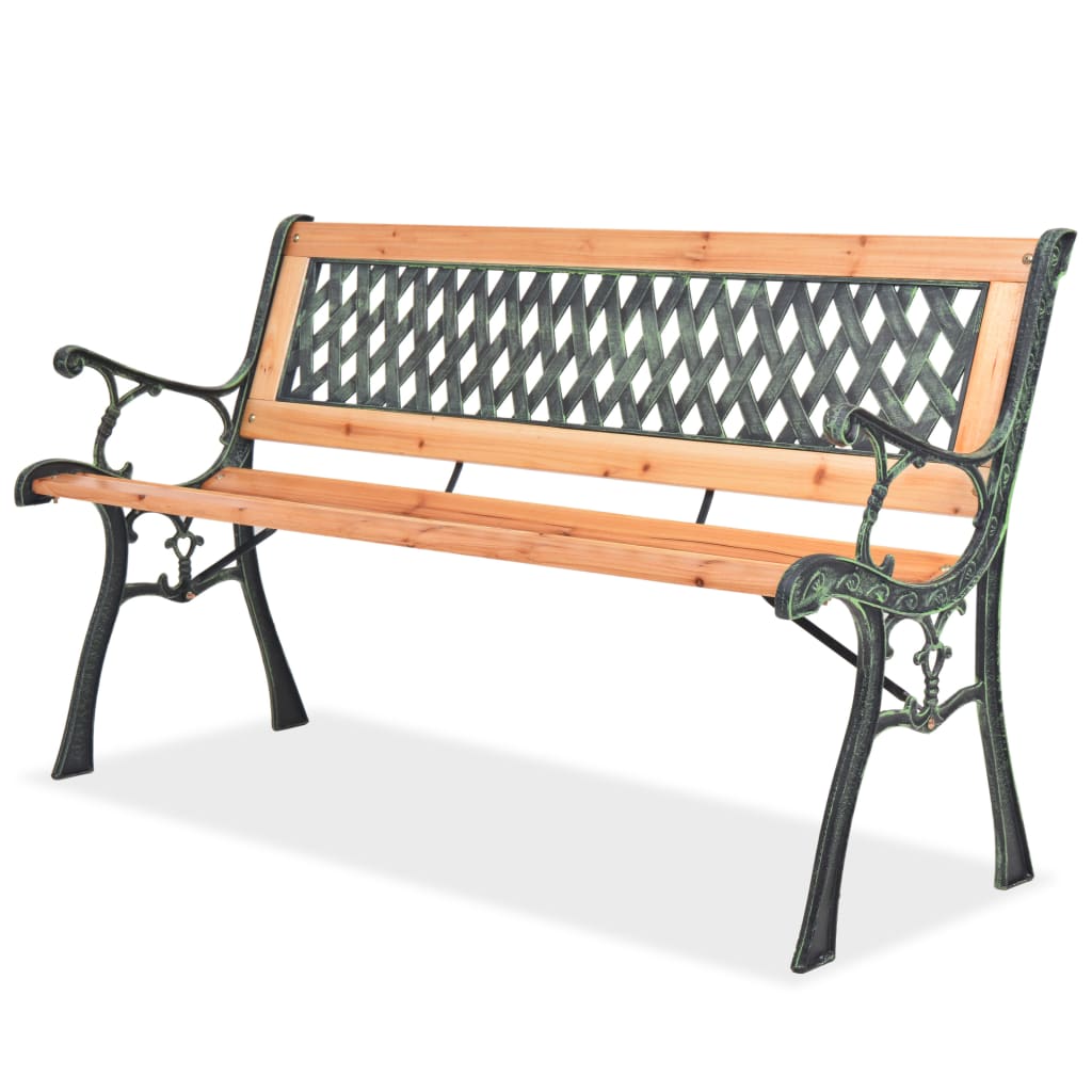 Vrtna klop 122 cm lesena