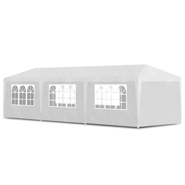 Vrtni šotor 3x9 m bel - Image 2
