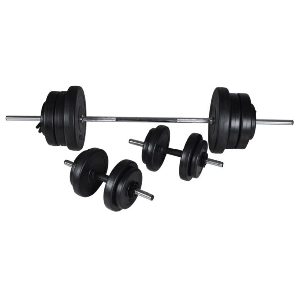 Dvoročna utež + 2 enoročni uteži 60,5 kg - Image 2