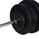 Dvoročna utež + 2 enoročni uteži 60,5 kg - Image 3