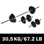 Komplet uteži 30,5 kg