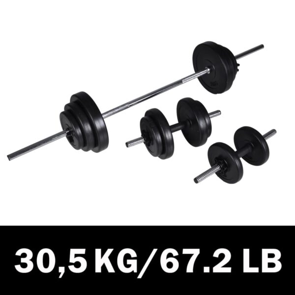 Komplet uteži 30,5 kg