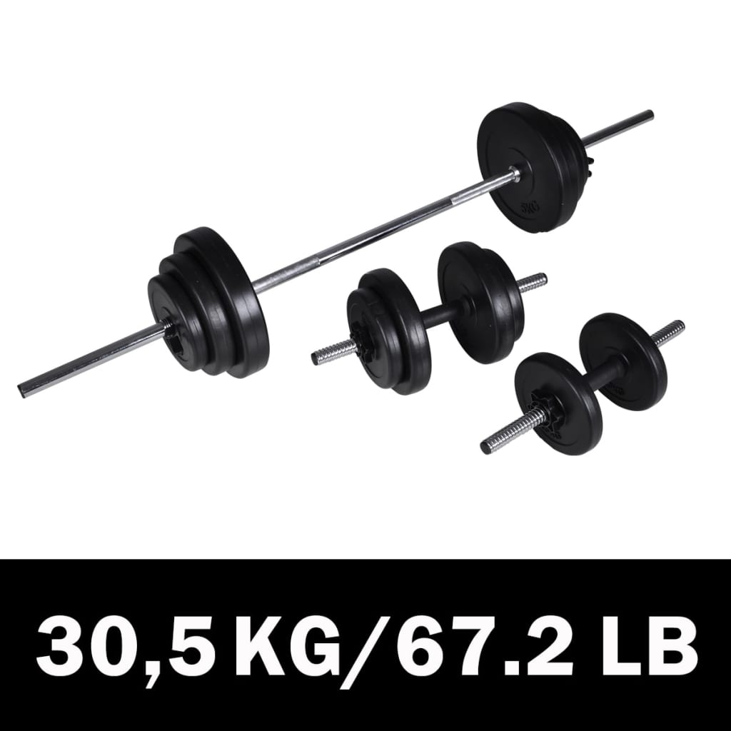 Komplet uteži 30,5 kg